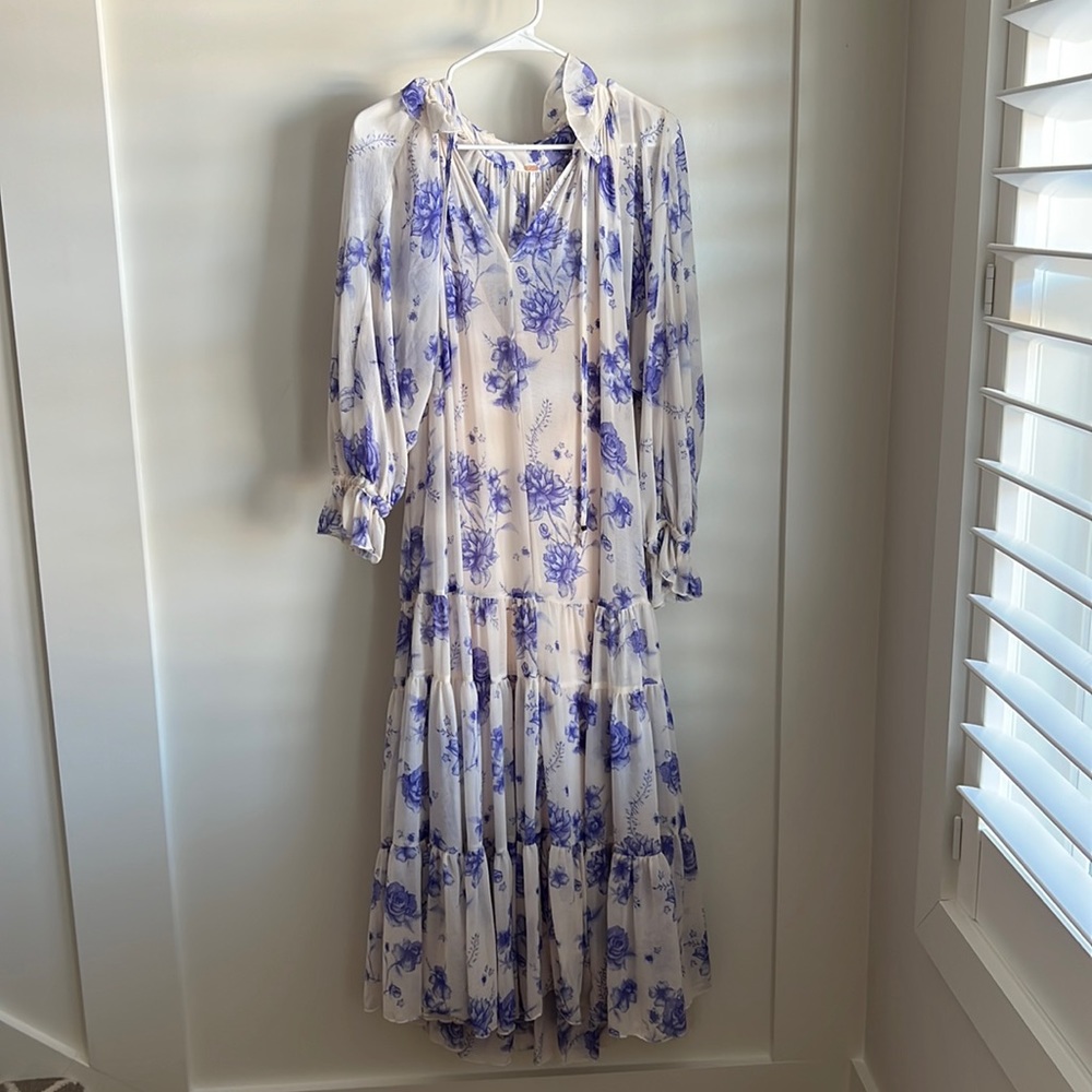 Free People size small floral maxi dress